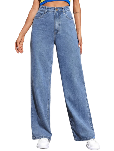 High Rise Baggy Jeans